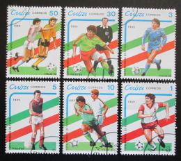 Poštovní známky Kuba 1989 MS ve fotbale Mi# 3271-76