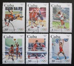 Poštovní známky Kuba 1983 LOH Los Angeles Mi# 2716-21