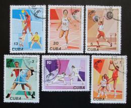 Potovn znmky Kuba 1978 Karibsk hry Mi# 2309-14