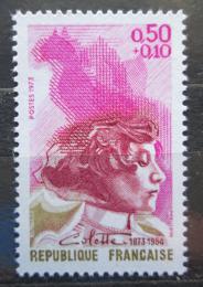Poštovní známka Francie 1973 Gabrielle-Sidonie Colette, spisovatelka Mi# 1837
