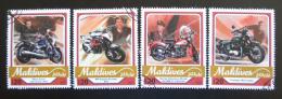 Poštovní známky Maledivy 2017 Motocykly Mi# 6828-31 Kat 10€