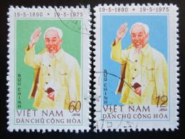 Poštovní známky Vietnam 1975 Ho Chi Minh Mi# 811-12 