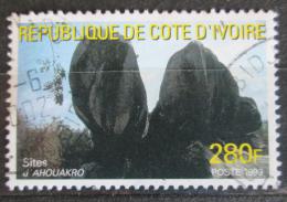 Poštovní známka Pobøeží Slonoviny 1999 Skalní formace v pohoøí Ahouakro Mi# 1216