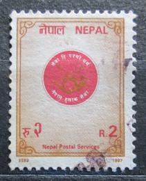 Poštovní známka Nepál 1997 Znak poštovních služeb Mi# 641