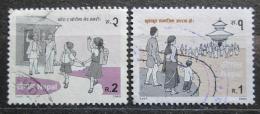 Poštovní známky Nepál 2002 Boj proti spoleèenským nepøístojnostem Mi# 750-51