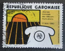 Potovn znmka Gabon 1980 Svtov den komunikace Mi# 729