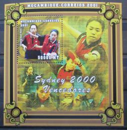 Poštovní známka Mosambik 2001 LOH Sydney Mi# Block 81 Kat 10€