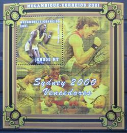 Poštovní známka Mosambik 2001 LOH Sydney, tenis Mi# Block 83 Kat 10€