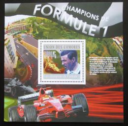 Potovn znmka Komory 2010 Formule 1 Mi# Block 591 Kat 15