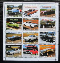 Poštovní známky Tatarstán, Rusko 2000 Klasické automobily Mi# N/N