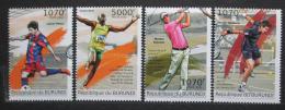 Poštovní známky Burundi 2012 Sportovní legendy Mi# 2300-03 Kat 10€
