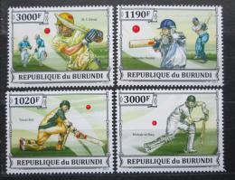 Potovn znmky Burundi 2013 Kriket Mi# 3283-86 Kat 10