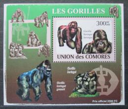 Poštovní známka Komory 2009 Gorily Mi# 2145 Block