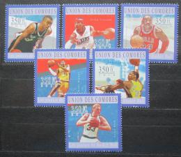 Poštovní známky Komory 2010 Basketbalisti Mi# 2865-70 Kat 10€