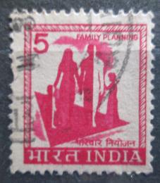 Potovn znmka Indie 1976 Plnovn rodiny Mi# 716 Y