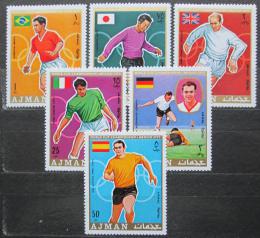 Poštovní známky Adžmán 1970 MS ve fotbale Mi# 525-30