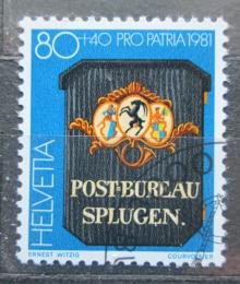 Poštovní známka Švýcarsko 1981 Poštovní znak Mi# 1202