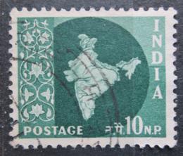 Potovn znmka Indie 1957 Mapa Indie Mi# 265 - zvtit obrzek