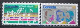 Poštovní známky Kanada 1980 Státní hymna Mi# 768-69