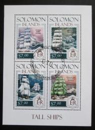 Poštovní známky Šalamounovy ostrovy 2013 Plachetnice Mi# 2342-45 Kat 9.50€