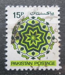 Poštovní známka Pákistán 1980 Geometrický ornament Mi# 513