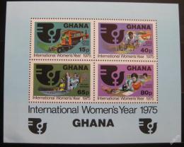 Poštovní známky Ghana 1975 Mezinárodní rok žen Mi# Block 61