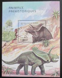 Potovn znmka Guinea 1997 Prehistorick fauna Mi# Block 517