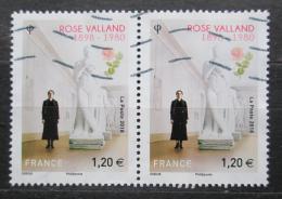 Poštovní známky Francie 2018 Rose Valland pár Mi# 7172