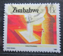 Potovn znmka Zimbabwe 1985 Odlvn zlata Mi# 316