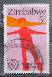 Potovn znmka Zimbabwe 1981 Mezinrodn rok postiench Mi# 251