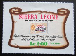 Potovn znmka Sierra Leone 1969 Potovn historie Mi# 448 Kat 22