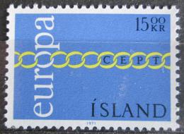 Poštovní známka Island 1971 Evropa CEPT Mi# 452