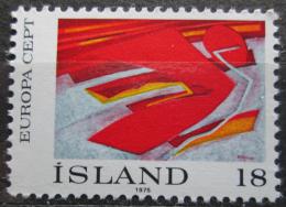 Poštovní známka Island 1975 Evropa CEPT, umìní Mi# 502