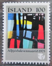 Poštovní známka Island 1975 Umìní, Nina Tryggvadóttir Mi# 510
