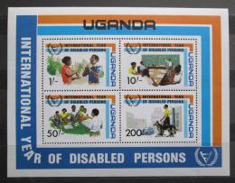 Poštovní známky Uganda 1981 Mezinárodní rok postižených Mi# Block 31