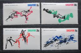 Poštovní známky Singapur 1970 Sport TOP SET Mi# 122-25 Kat 14€