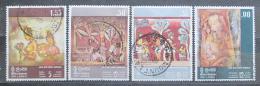 Poštovní známky Srí Lanka 1973 Náboženské umìní Mi# 433-36