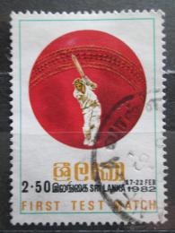 Poštovní známka Srí Lanka 1982 Kriket Mi# 575 Kat 7€