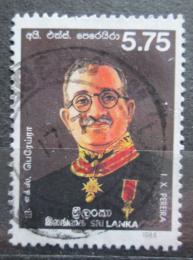 Poštovní známka Srí Lanka 1988 J. X. Pereira, politik Mi# 820