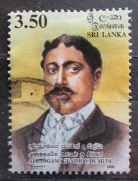 Poštovní známka Srí Lanka 2000 Aluthgamage Simon da Silva, spisovatel Mi# 1275