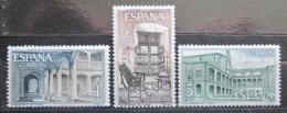 Poštovní známky Španìlsko 1965 Kláštery a opatství Mi# 1578-80