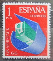 Poštovní známka Španìlsko 1966 Mezinárodní výstava grafiky Mi# 1597