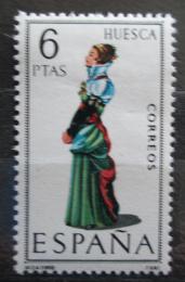 Poštovní známka Španìlsko 1968 Lidový kroj Huesca Mi# 1792