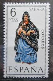 Poštovní známka Španìlsko 1970 Lidový kroj Sáhara Mi# 1848