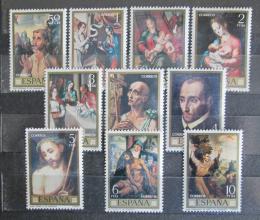 Poštovní známky Španìlsko 1970 Umìní, Luis de Morales Mi# 1849-58
