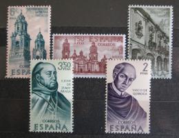 Poštovní známky Španìlsko 1970 Americká historie Mi# 1889-93