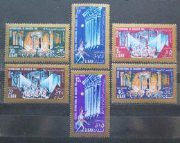 Poštovní známky Libanon 1966 Mezinárodní festival Mi# 940-45