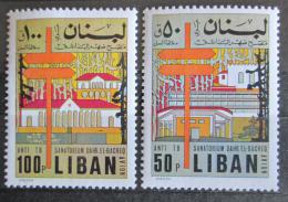 Poštovní známky Libanon 1971 Boj proti tuberkulóze Mi# 1132-33