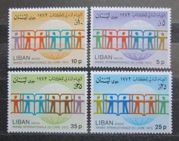 Poštovní známky Libanon 1974 Mezinárodní rok knihy Mi# 1228-31