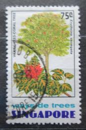 Poštovní známka Singapur 1976 Lagerstroemia flos-reginae Mi# 248